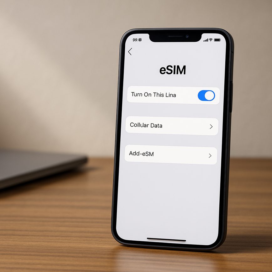 Understanding device settings for eSIM