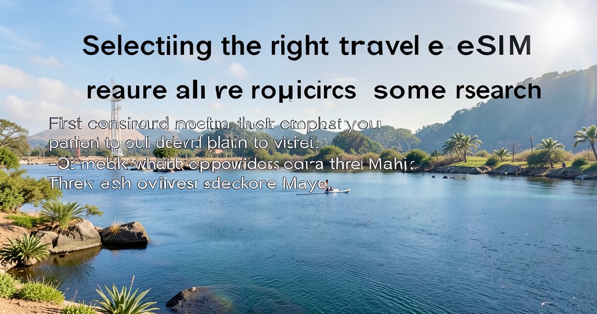 How to save money using travel eSIMs — How to Choose the Right eSIM Plan